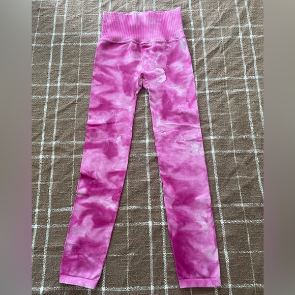 VGUC, Free People Movement Women’s Pink Tie Dye Workout Leggings Size XS - Picture 1 of 10